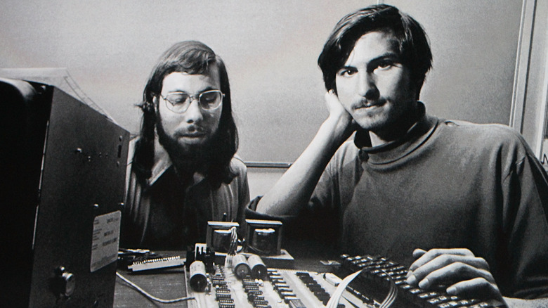 Steve Jobs and Steve Wozniak