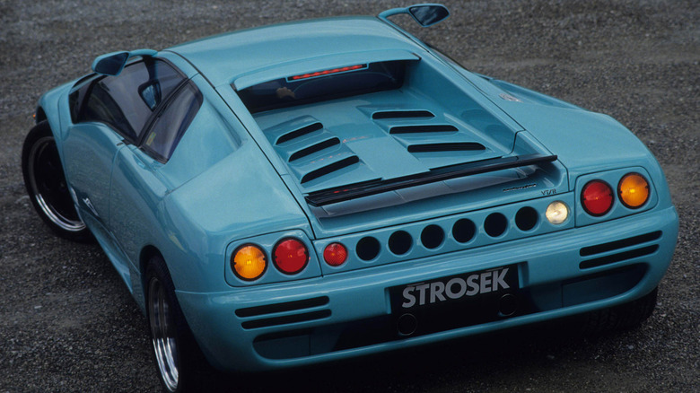 Lamborghini Diablo Strosek rear spoiler