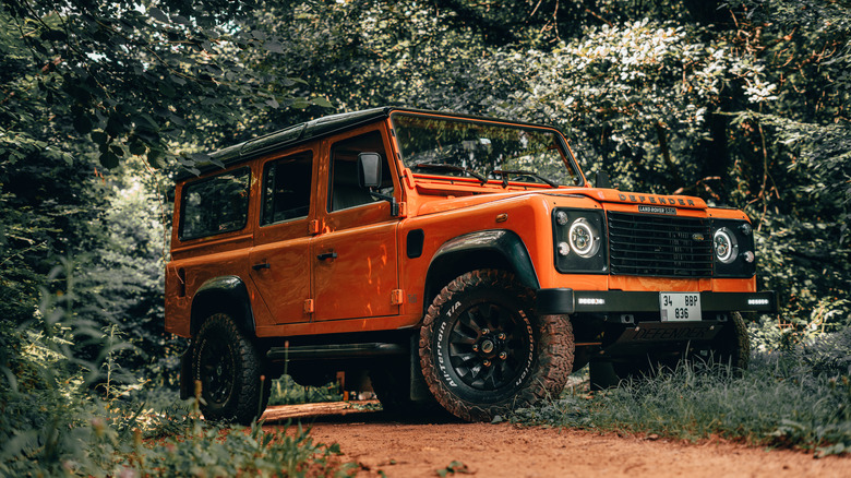 A Land Rover Defender Adventure Edition 