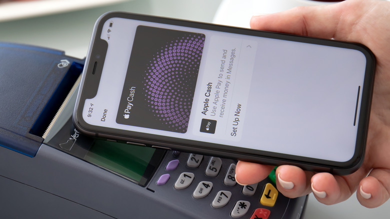 Apple Pay transaction POS terminal