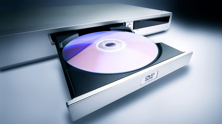 disc in DVD player