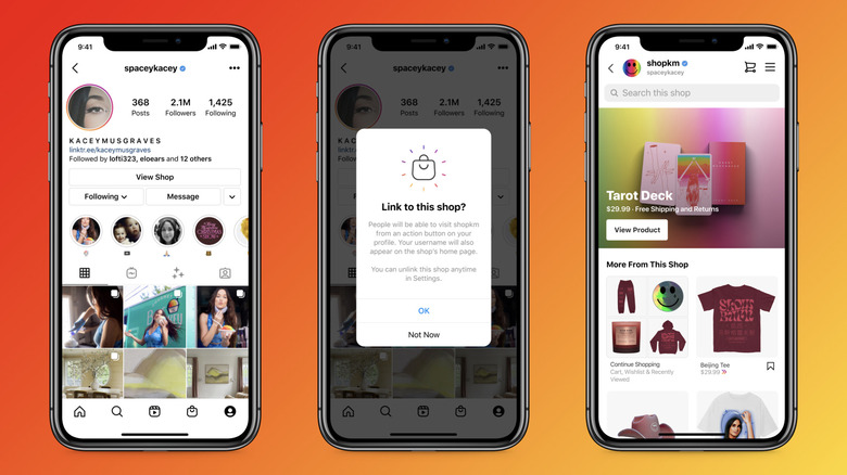 Instagram shop e-commerce