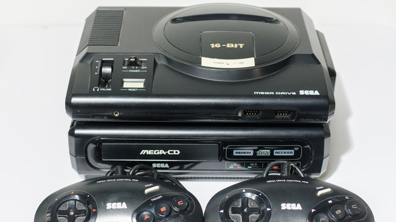 Mega CD with Mega Drive