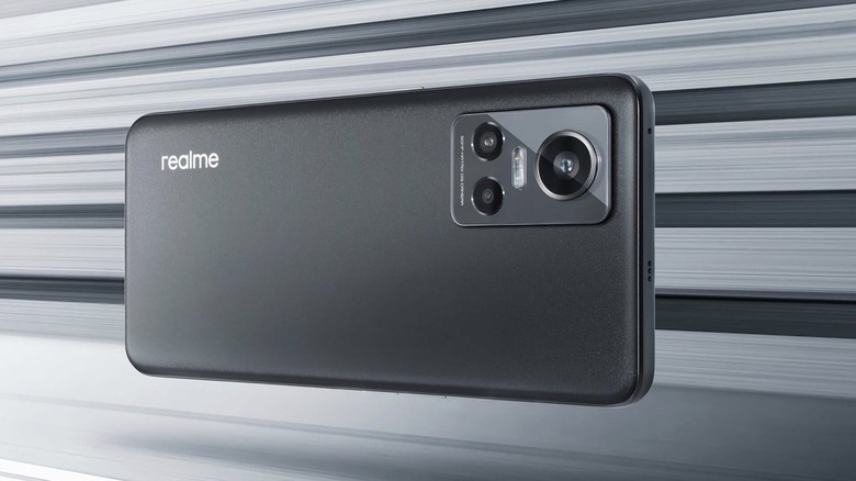 The Realme GT Neo 3 in black finish