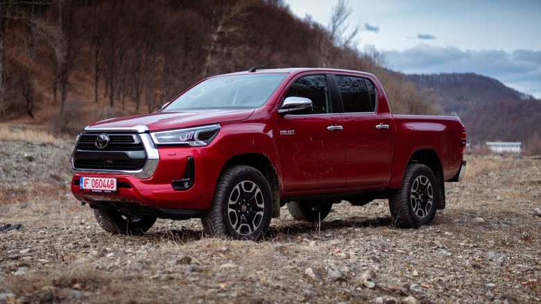 2022 hilux in field