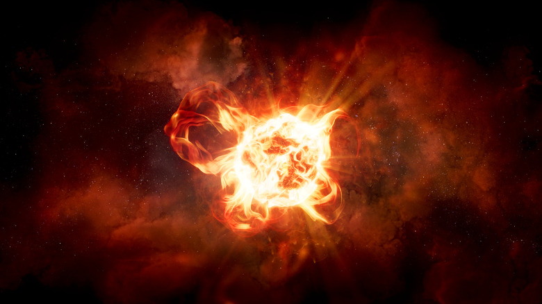 artist's impression of VY Canis Majoris