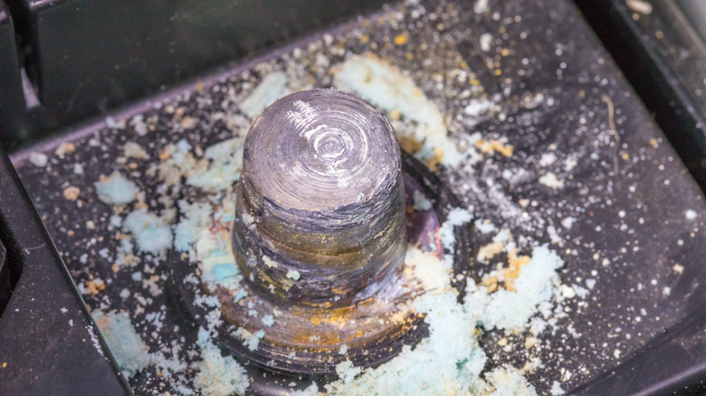 Car battery terminal corrosion