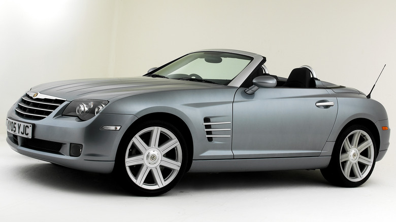 Chrysler Crossfire silver convertible