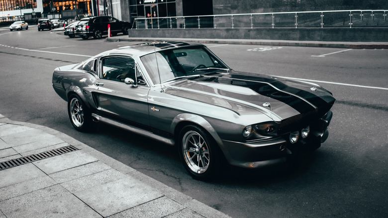 1967 Ford Mustang GT500 parked on a street