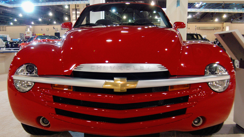 Chevrolet SSR front end closeup