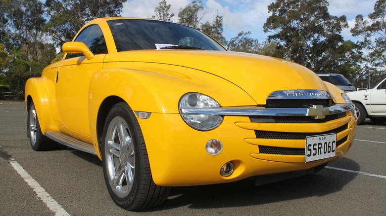 Chevrolet SSR parked passenger side