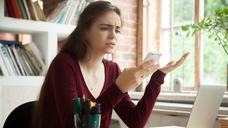 Text message frustration