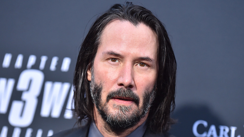 Keanu Reeves on tour promoting John Wick 3