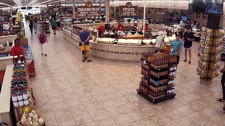 The inside of a Buc-ee's convenience store