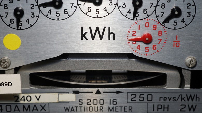 Watt hour meter