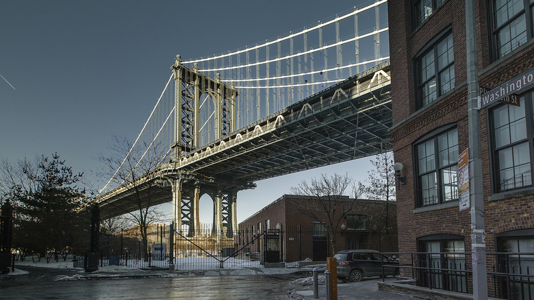 bridge in winter