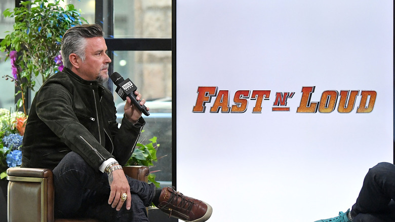 Richard Rawlings speaking into microphone