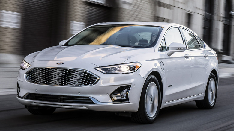 2020 Ford Fusion car driving