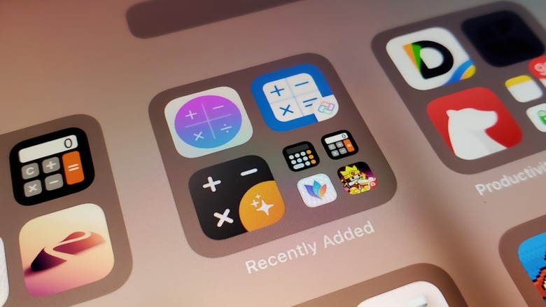 ipad calculator app icons