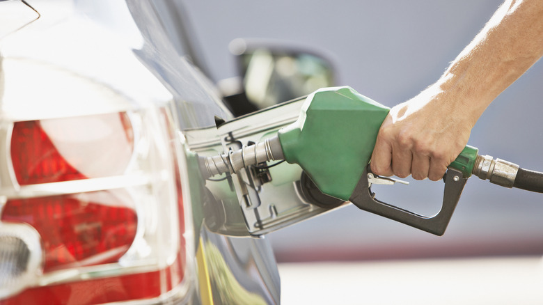 pumping gas