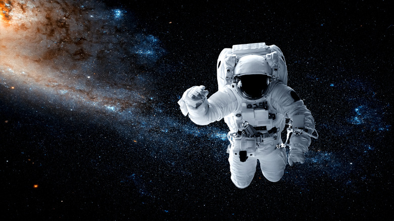 astronaut in space