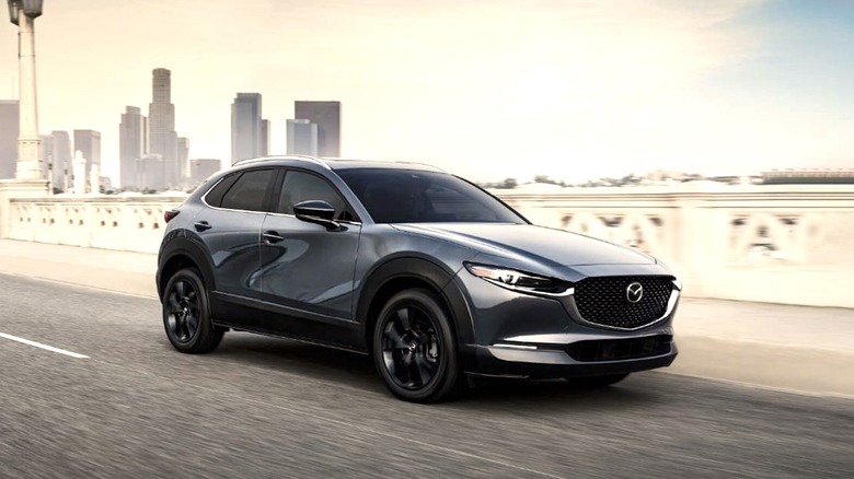 Mazda CX-30 driving