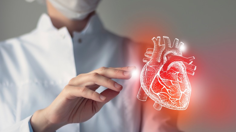 doctor and heart illustration