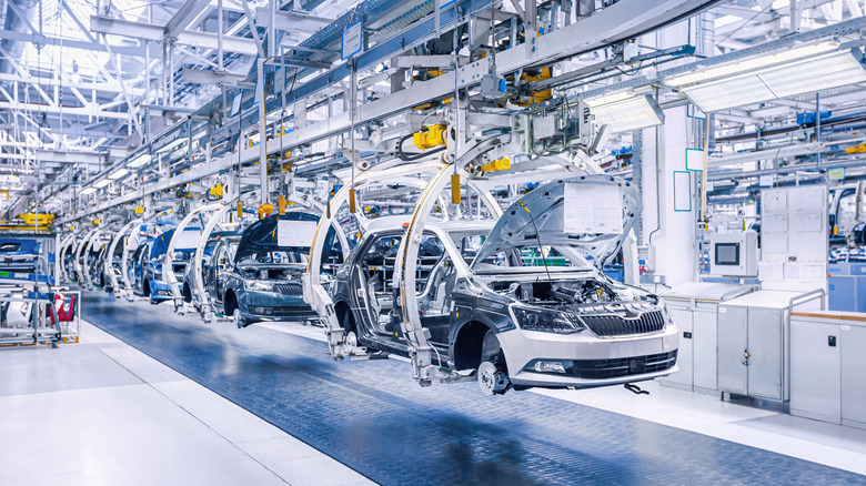 Skoda assembly line