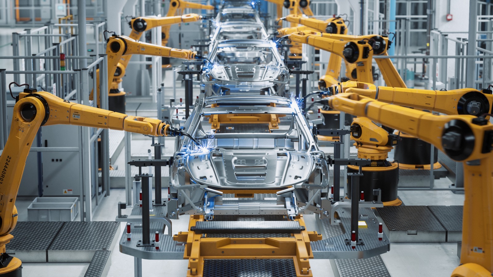 The Machines Involved In Building Cars