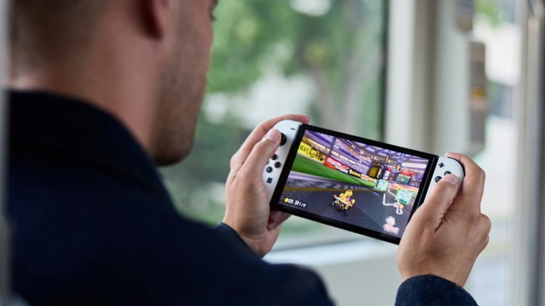 The Nintendo Switch OLED