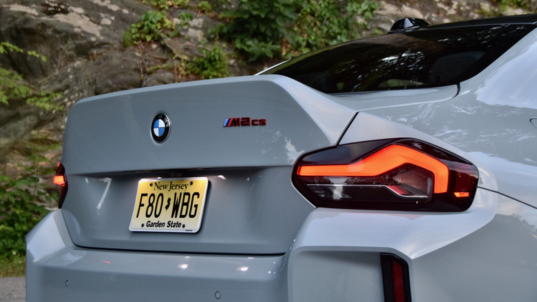 2026 BMW M2 CS spoiler.