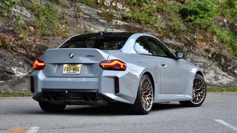 2026 BMW M2 CS rear quarter view.