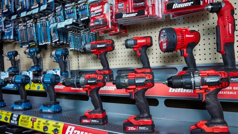 group of hercules and bauer power tools