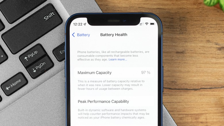 Battery Health feature on iPhone