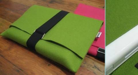 chic felt laptop sleeve