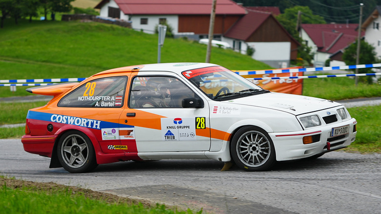 Ford Sierra RS Cosworth rally racing