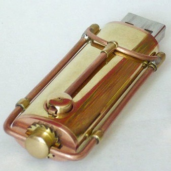 steampunk usb drive