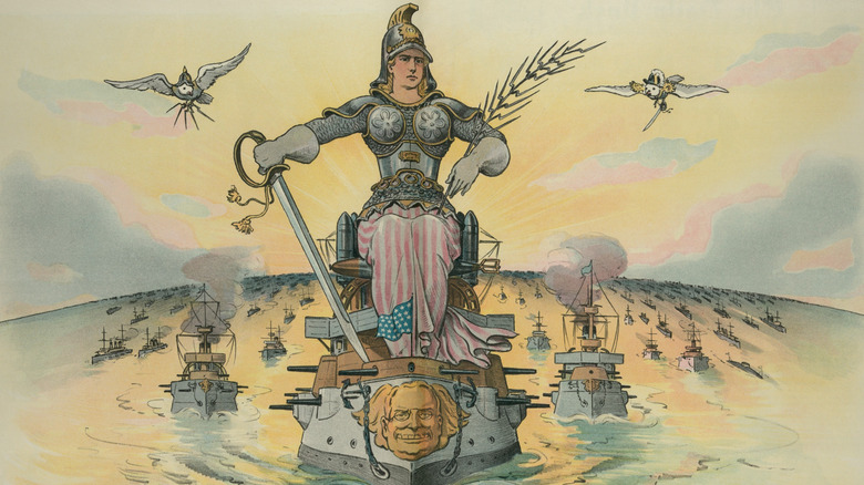 Great white fleet cartoon