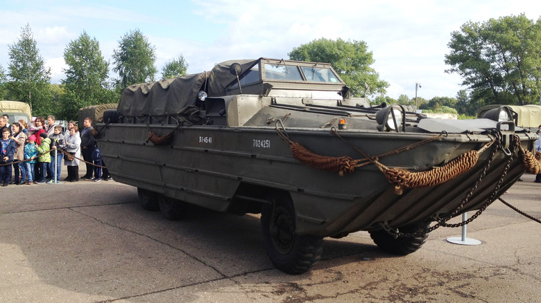 Military amphibian vehicle GMC DUKW-353