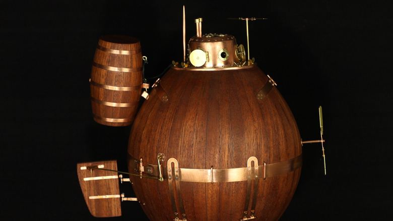 Brown round barrel