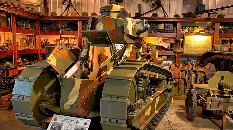 M1917 tank in museum
