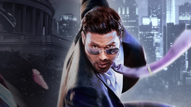 Saints Row IV protagonist in action pose