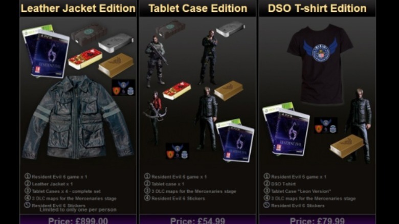 The different Resident Evil 6 editions