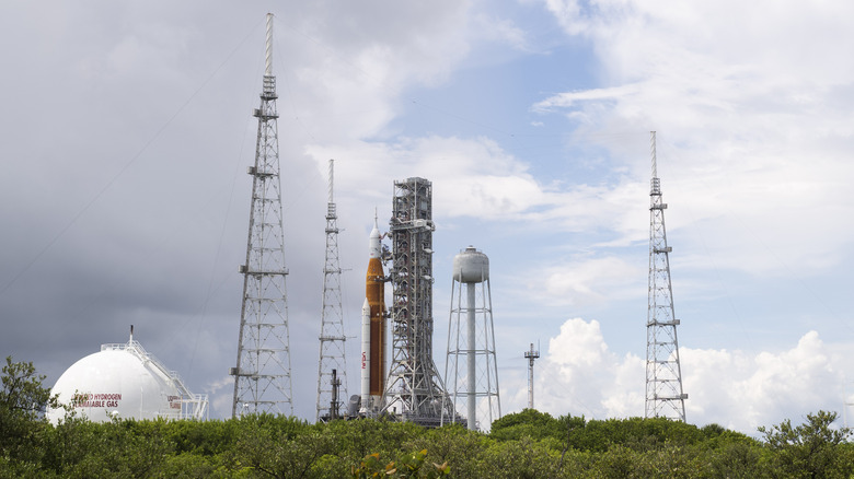 NASA rocket at Cape Canaveral