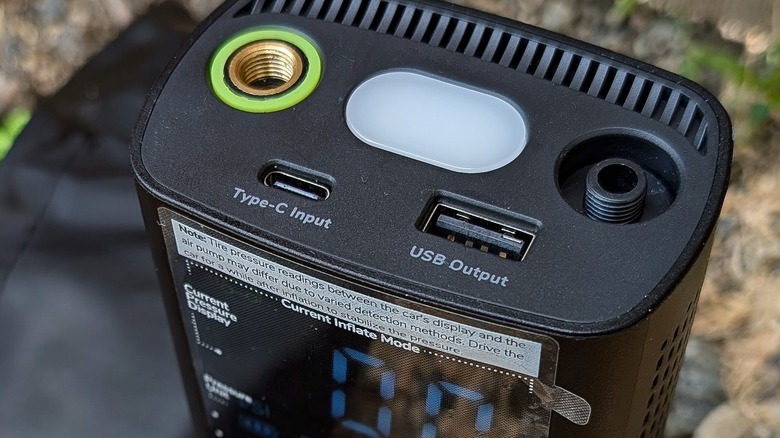 Digital air pump ports