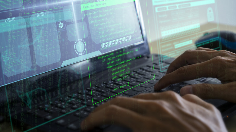 Representative image of a hacker engaging in cyber warfare