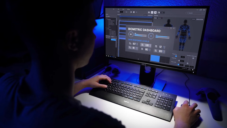 Teslasuit biometric monitoring system