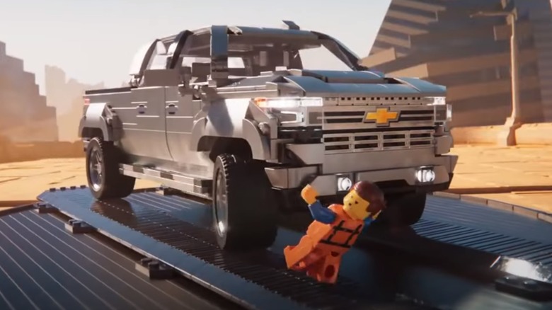Chevy Silverado Lego commercial