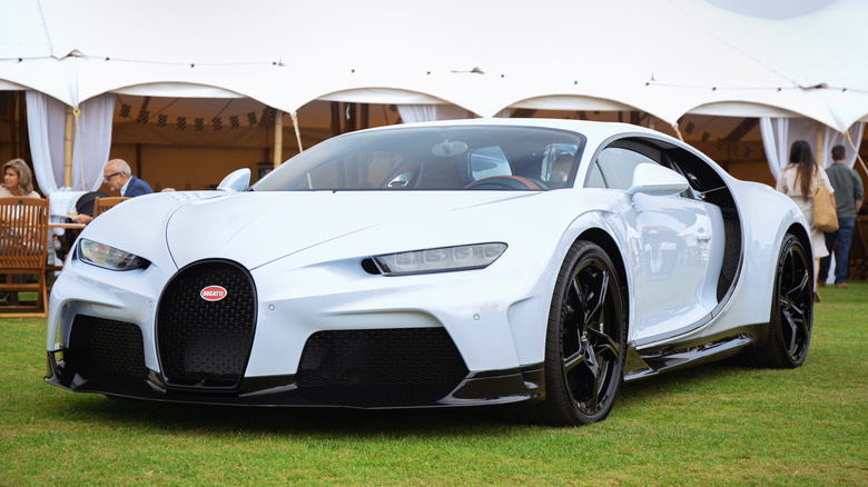 Bugatti Chiron at Salon Prive concours event