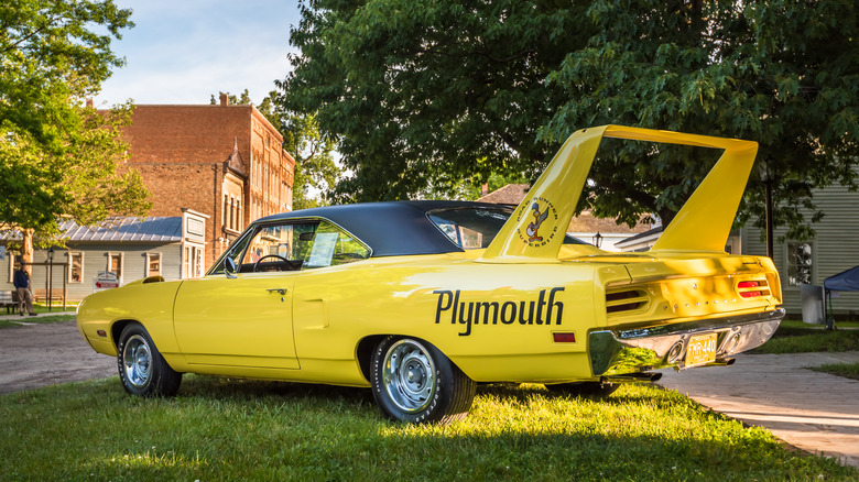 Plymouth Superbird at a car show